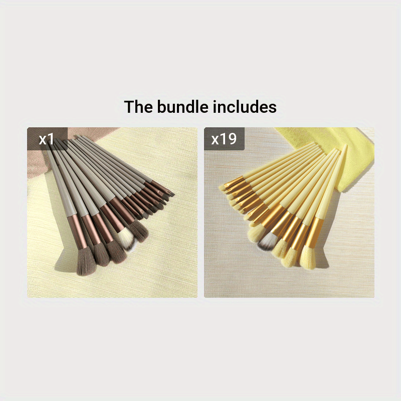 Green Makeup Brush set