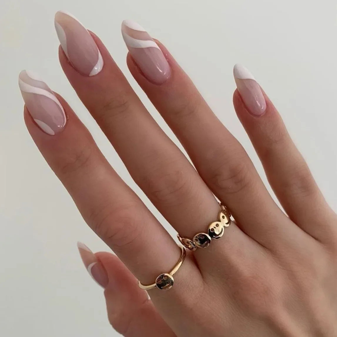 Wine Red Glam Almond Nails