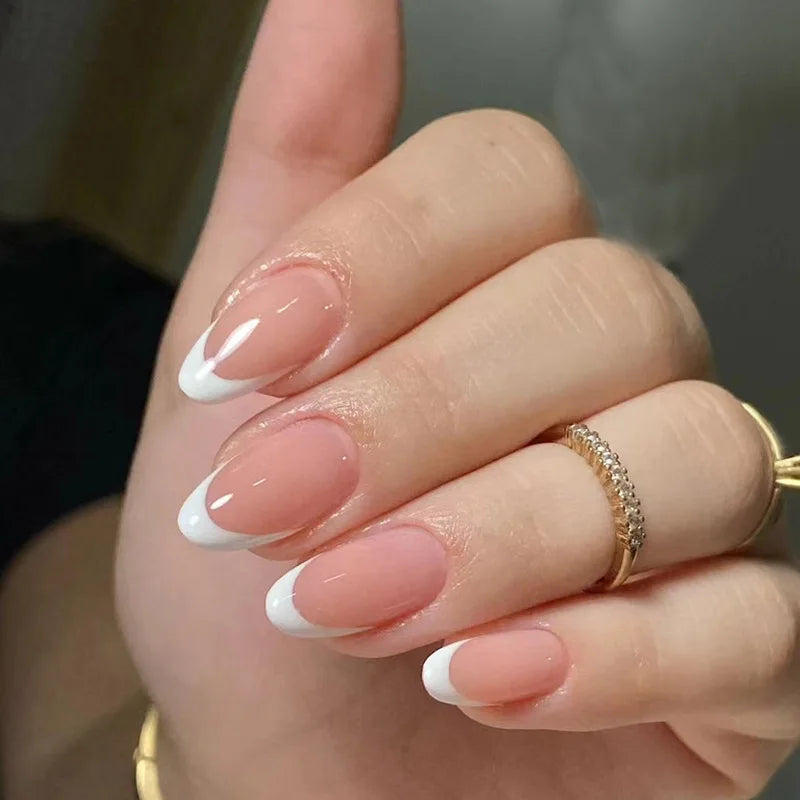 Wine Red Glam Almond Nails
